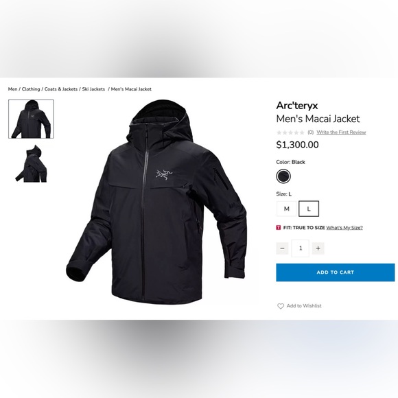 Arc'teryx Men's Macai Jacket – Like New Condition - Picture 2 of 14